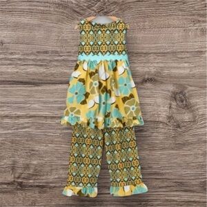 BOUTIQUE EUC GIRLS PANTS SET TOP BOTTOMS SHIRT TANK SUMMEE DRESSY TANK SIZE 4